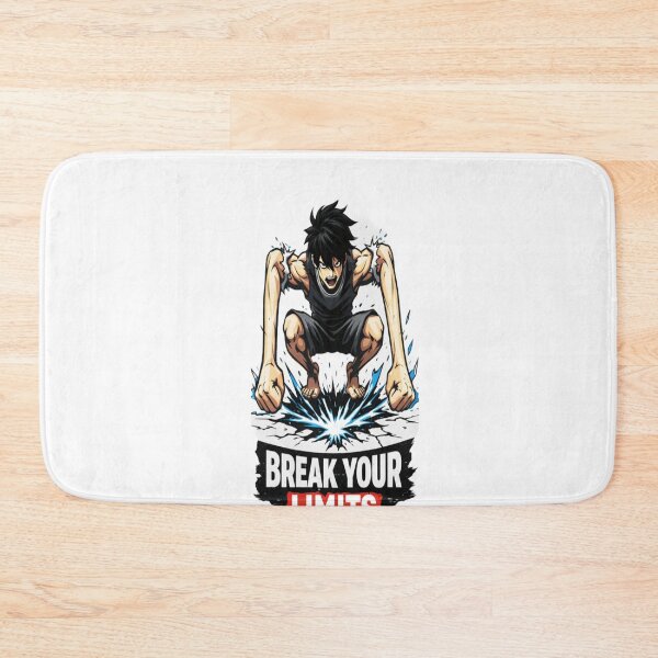 Item preview, Break Your Limits – Anime Workout Motivation Gym Streetwear designed and sold by GloryStyleS.