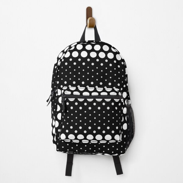 Item preview, Dotwave White Polka Dot on Black designed and sold by POLKAIWERX.