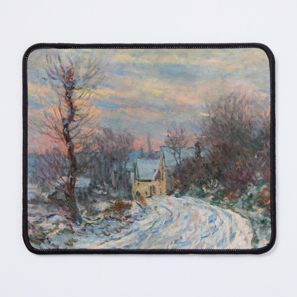 Item preview, Lentree De Giverny En Hiver by Claude Monet: Winter Impressionist Poster designed and sold by artofuniverse.
