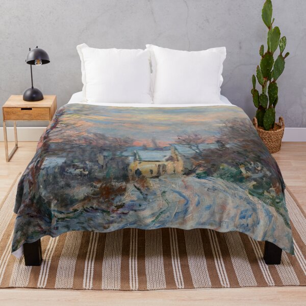 Item preview, Lentree De Giverny En Hiver by Claude Monet: Winter Impressionist Poster designed and sold by artofuniverse.