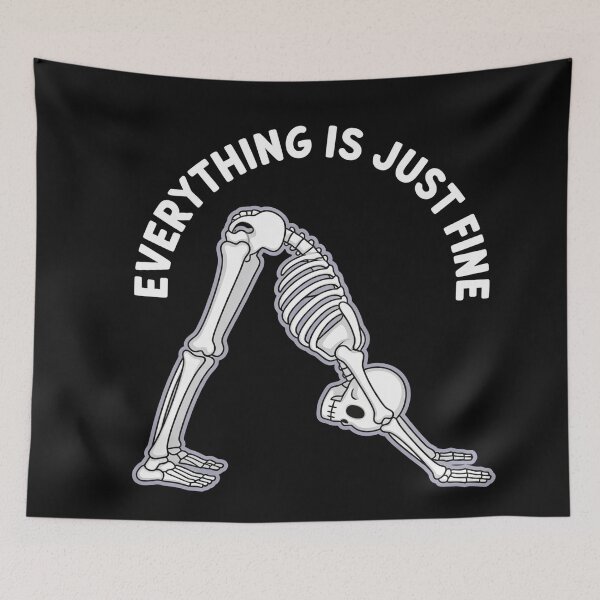 Item preview, EVERYTHING IS JUST FINE designed and sold by Atee Optimistic.