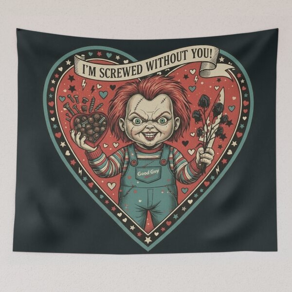 Item preview, Killer Valentine - Chucky Box of Screws Art designed and sold by Art's Diner.