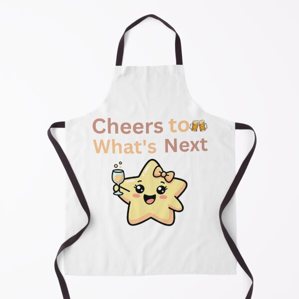 Item preview, Cheers To Whats Next | Cute Celebration Star designed and sold by StyleAttire.