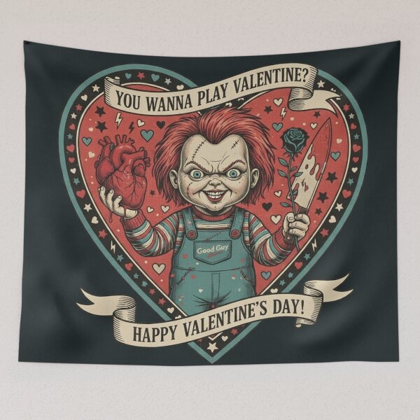 Item preview, Chucky Valentine - You Wanna Play Valentine? designed and sold by Art's Diner.