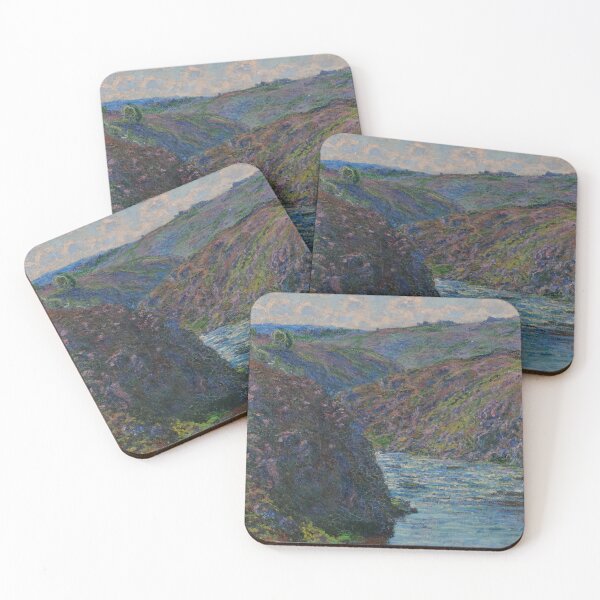 Item preview, Les Ravins De La Creuse by Claude Monet: Impressionist River Landscape Poster designed and sold by artofuniverse.