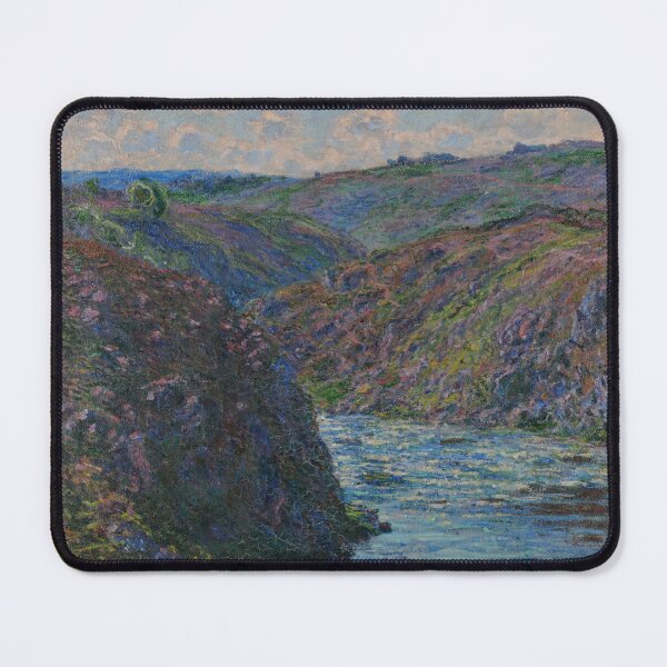 Item preview, Les Ravins De La Creuse by Claude Monet: Impressionist River Landscape Poster designed and sold by artofuniverse.