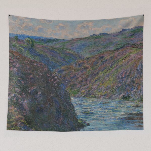 Item preview, Les Ravins De La Creuse by Claude Monet: Impressionist River Landscape Poster designed and sold by artofuniverse.