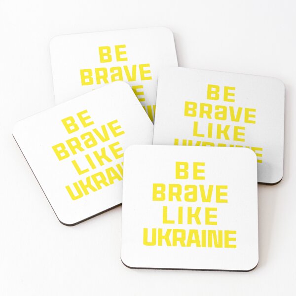 Item preview, Be Brave Like Ukraine Support Ukrainian Peace Russia War of Aggression designed and sold by BuyShirtsOnline.