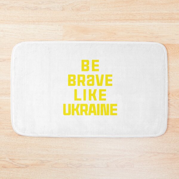 Item preview, Be Brave Like Ukraine Support Ukrainian Peace Russia War of Aggression designed and sold by Space Ghettos.