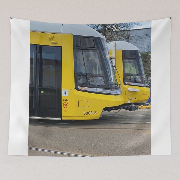 Item preview, Tram Over Rainy Streets designed and sold by Khaactorwriter.