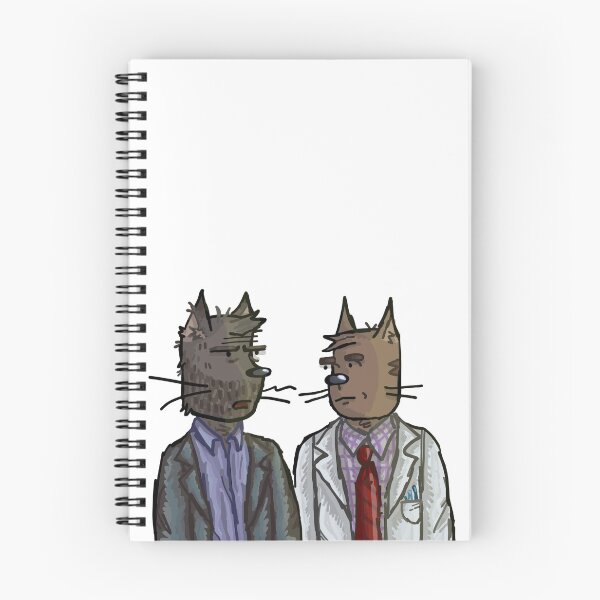 Item preview, Dr House + Dr Wilson Cats designed and sold by PizzaNoob.