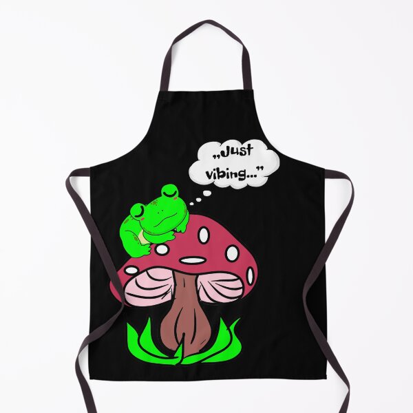 Item preview, Frog on Mushroom – Just Vibing designed and sold by MargoMalej.