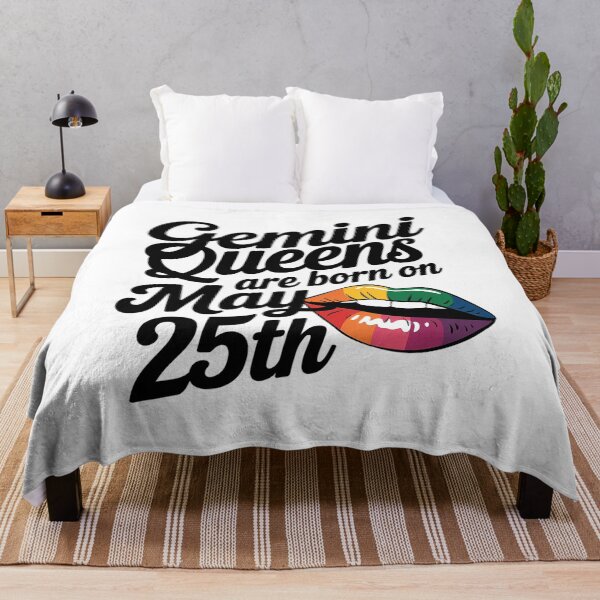 Item preview, Womens Rainbow Queens Are Born On May 25th Gemini Girl Birthday  designed and sold by MarkLeedsArt.
