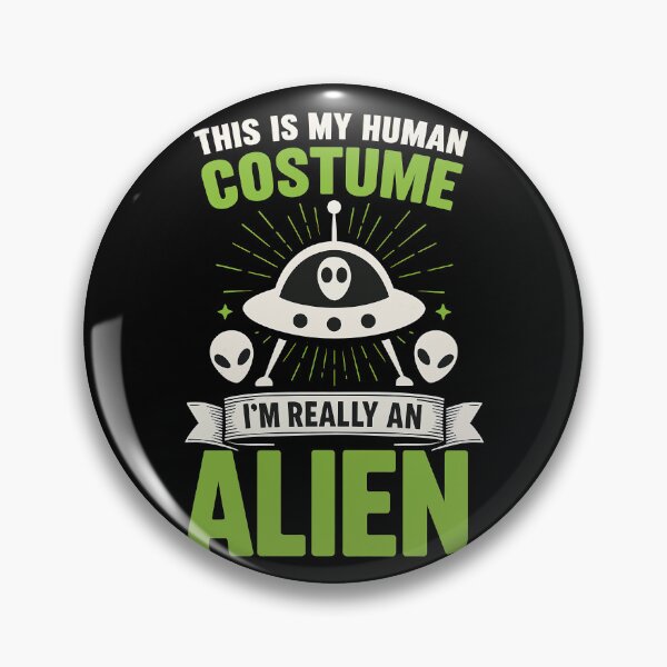 Item preview, Alien Costume Reveal – Funny UFO & Extraterrestrial Statement designed and sold by digijob.