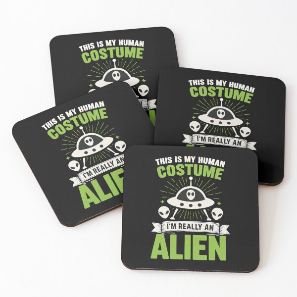 Item preview, Alien Costume Reveal – Funny UFO & Extraterrestrial Statement designed and sold by digijob.