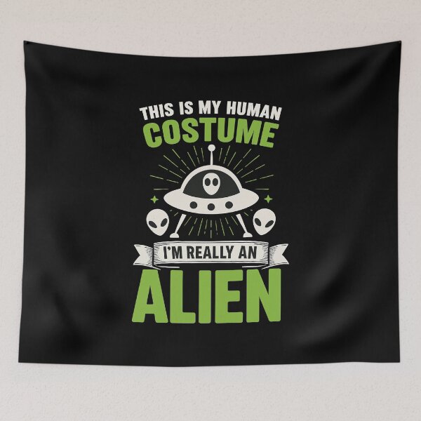 Item preview, Alien Costume Reveal – Funny UFO & Extraterrestrial Statement designed and sold by digijob.