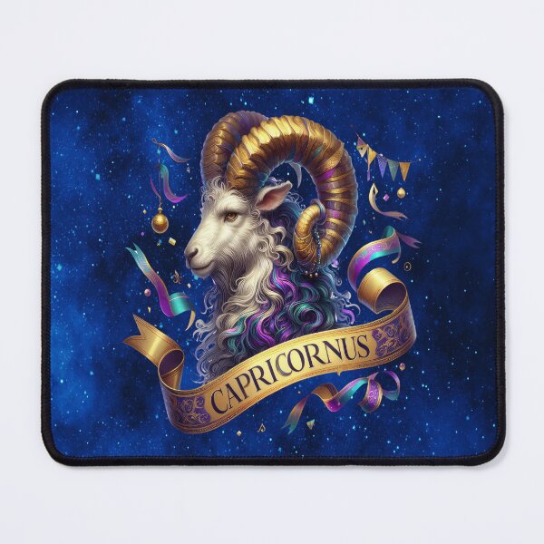 Item preview, Capricornus Zodiac – Mardi Gras Reign of the Sea Goat designed and sold by MysticOzzy.
