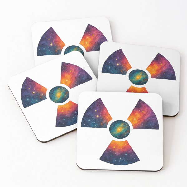 Item preview, Galactic Radiation Symbol Space Art designed and sold by chromatalove.