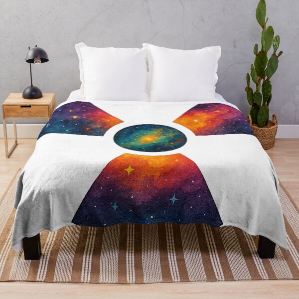 Item preview, Galactic Radiation Symbol Space Art designed and sold by chromatalove.