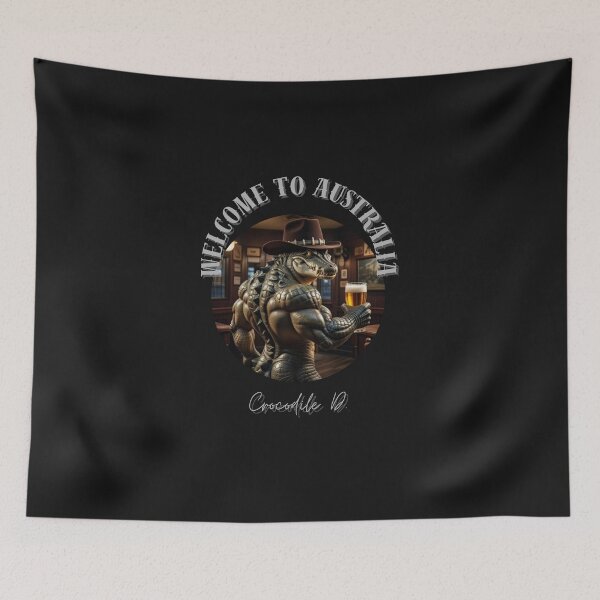 Item preview, Welcome to Australia – Crocodile Outback Legend Tee designed and sold by ArthurShu.