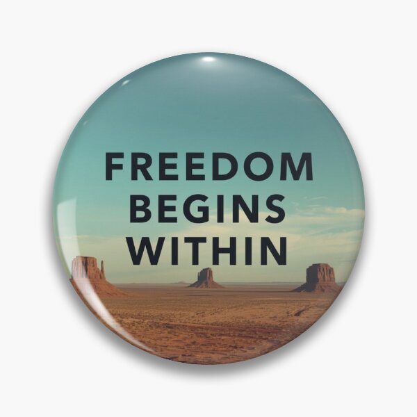 Item preview, Freedom Begins Within designed and sold by RisingWolfStudio.