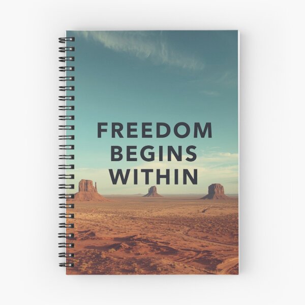Item preview, Freedom Begins Within designed and sold by RisingWolfStudio.
