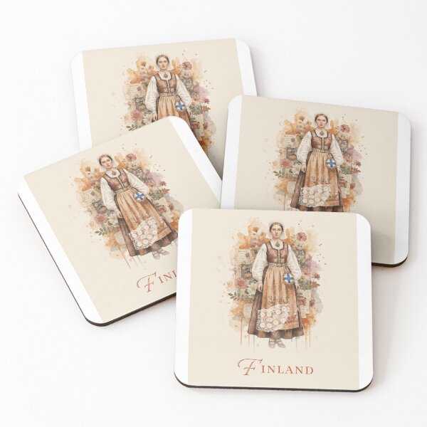 Item preview, Threads of Heritage: Finnish Elegance in Bloom designed and sold by ForeverPrintsOK.