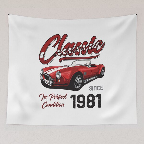 Item preview, I'm Not Old I'm Classic Car Vintage Born In 1981 designed and sold by JRRTs.
