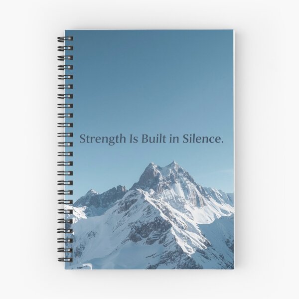 Item preview, Strength is Built in Silence designed and sold by RisingWolfStudio.