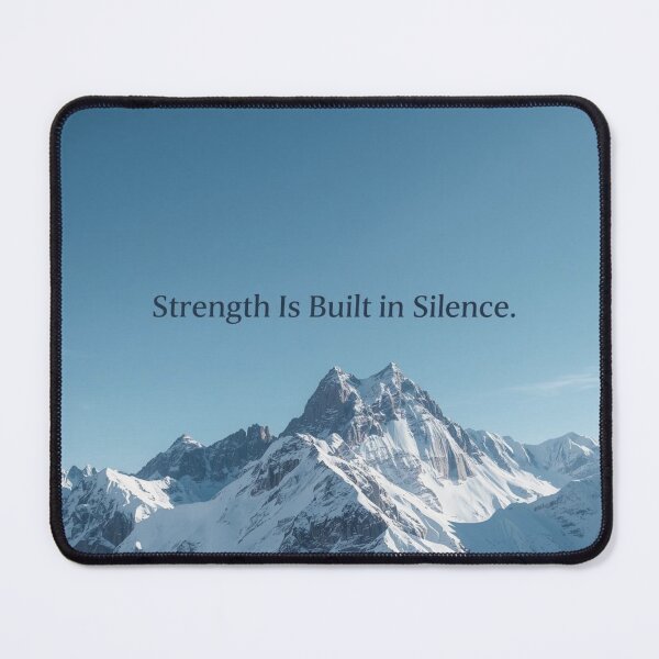 Item preview, Strength is Built in Silence designed and sold by RisingWolfStudio.