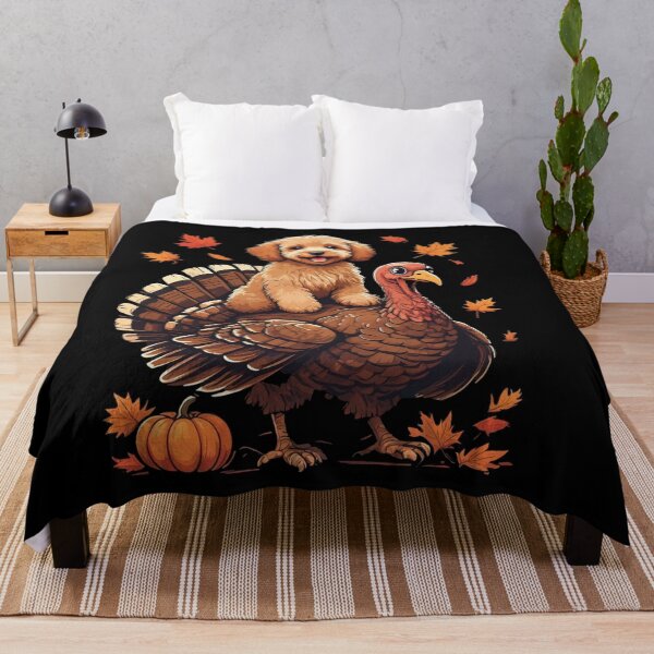 Item preview, Cavapoo Riding Thinksgiven For Mom Dad Kids designed and sold by SALI MANI.