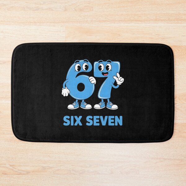 Item preview, Cute Six Seven Characters – Fun Kids Style Design designed and sold by CalmDownZone ⭐️⭐️⭐️⭐️⭐️.