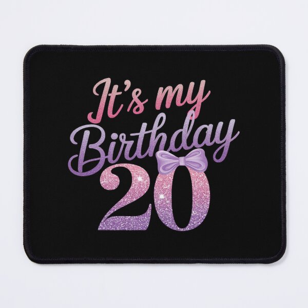 Item preview, It's My Birthday 20 Year Old Cute 20th Birthday Girls designed and sold by AquaKiev.