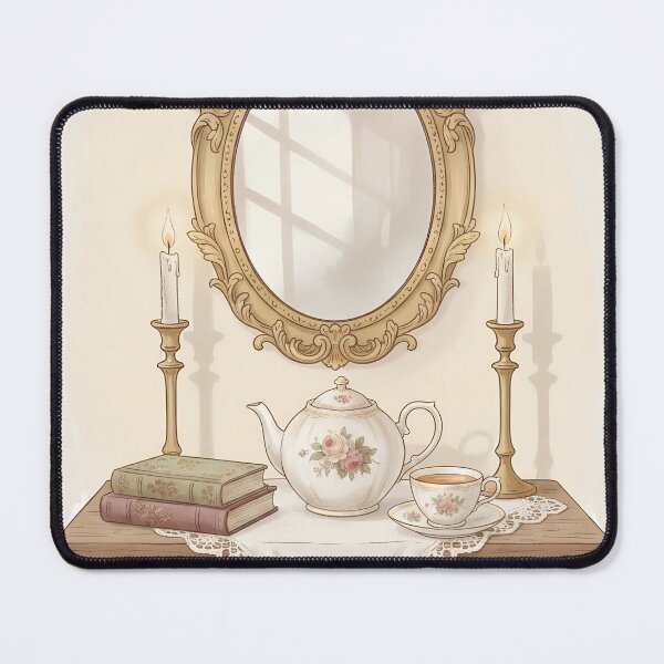 Item preview, Vintage Coquette Teatime Aesthetic Still Life Illustration designed and sold by MAGICKEY2024.