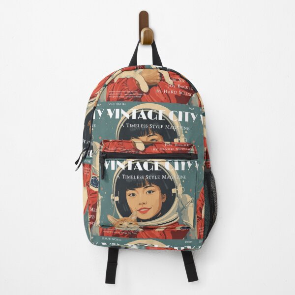 Item preview, Japanese Girl Astronaut Cat designed and sold by Vintage City.