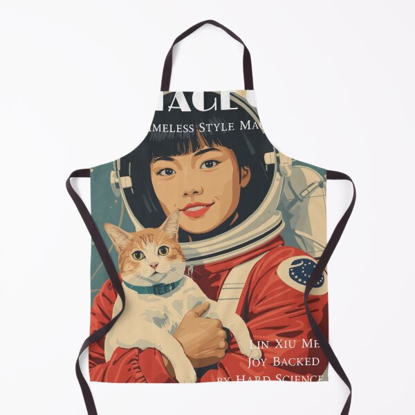 Item preview, Japanese Girl Astronaut Cat designed and sold by Vintage City.