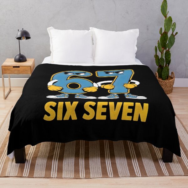 Item preview, Six Seven Angry Cartoon Numbers designed and sold by CalmDownZone ⭐️⭐️⭐️⭐️⭐️.