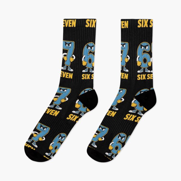 Item preview, Six Seven Angry Cartoon Numbers designed and sold by CalmDownZone ⭐️⭐️⭐️⭐️⭐️.