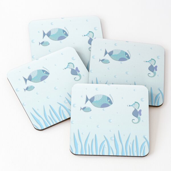 Item preview, FRIENDS AT THE BOTTOM OF THE SEA designed and sold by Art2Be-Studio.