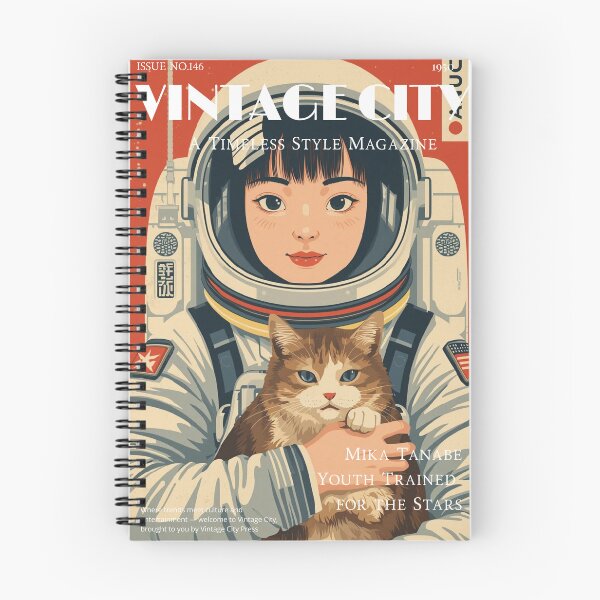 Item preview, Japanese Anime Girl Astronaut Cat designed and sold by Vintage City.