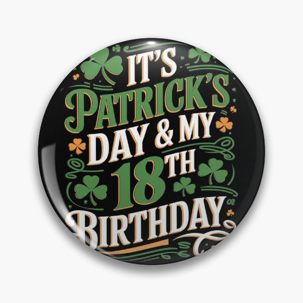 Item preview, 18th Birthday St Patricks Day Party Men Women 18 Year Old designed and sold by PowAcademy.