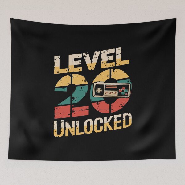 Item preview, Kids Level 20 Unlocked Tee Video Gamer 20th Birthday  designed and sold by AquaKiev.