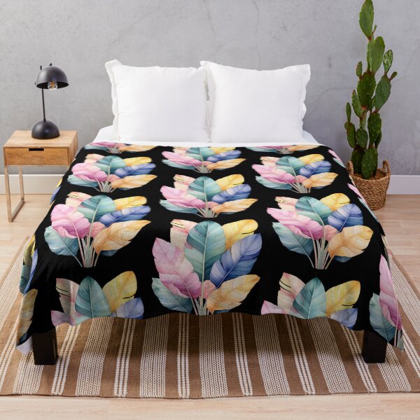 Item preview, Leaf Dream: Banana Leaves in Pastel Colors designed and sold by LiskoDesign.