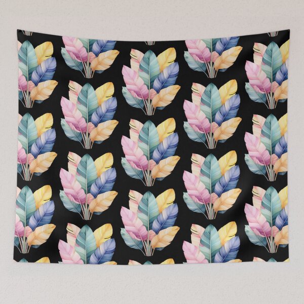 Item preview, Leaf Dream: Banana Leaves in Pastel Colors designed and sold by LiskoDesign.
