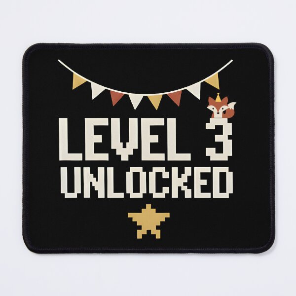 Item preview, Gamer Birthday Level 3 Unlocked Fox designed and sold by Fuechse.