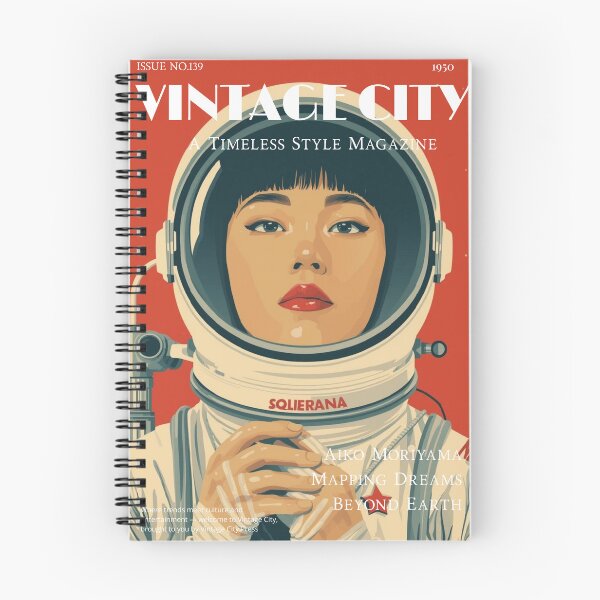 Item preview, Beautiful Japanese Girl in Red Astronaut designed and sold by Vintage City.