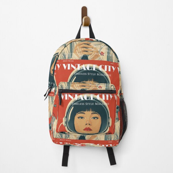 Item preview, Beautiful Japanese Girl in Red Astronaut designed and sold by Vintage City.