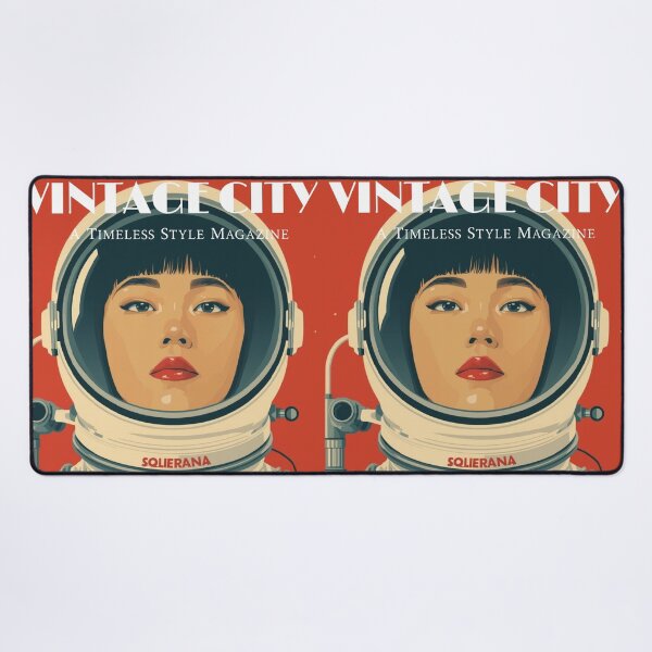 Item preview, Beautiful Japanese Girl in Red Astronaut designed and sold by Vintage City.