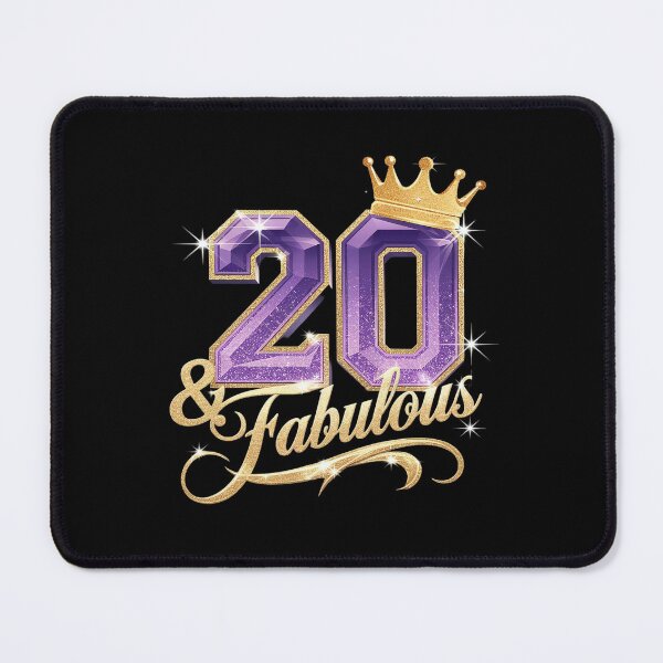 Item preview, 20 and fabulous - 20 years old - 20th Birthday designed and sold by MythWoot.