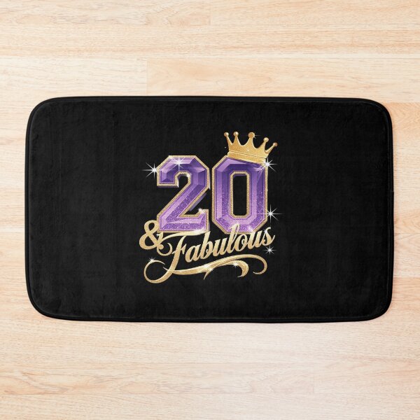 Item preview, 20 and fabulous - 20 years old - 20th Birthday designed and sold by MythWoot.
